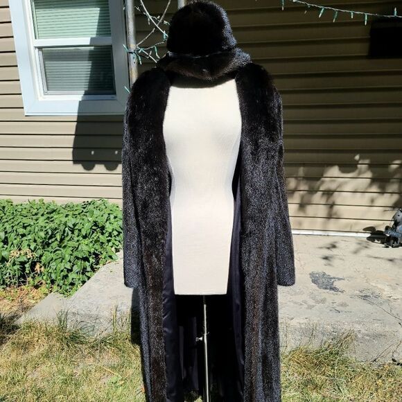 🎉HP🎉 Vincent & Bill NY | Vintage Long Mink Coat - Picture 7 of 8
